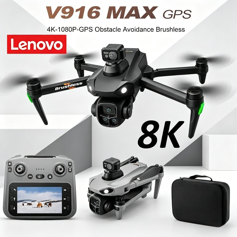 Drone Mapping - Drone Profissional Lenovo V916MAX 8K HD