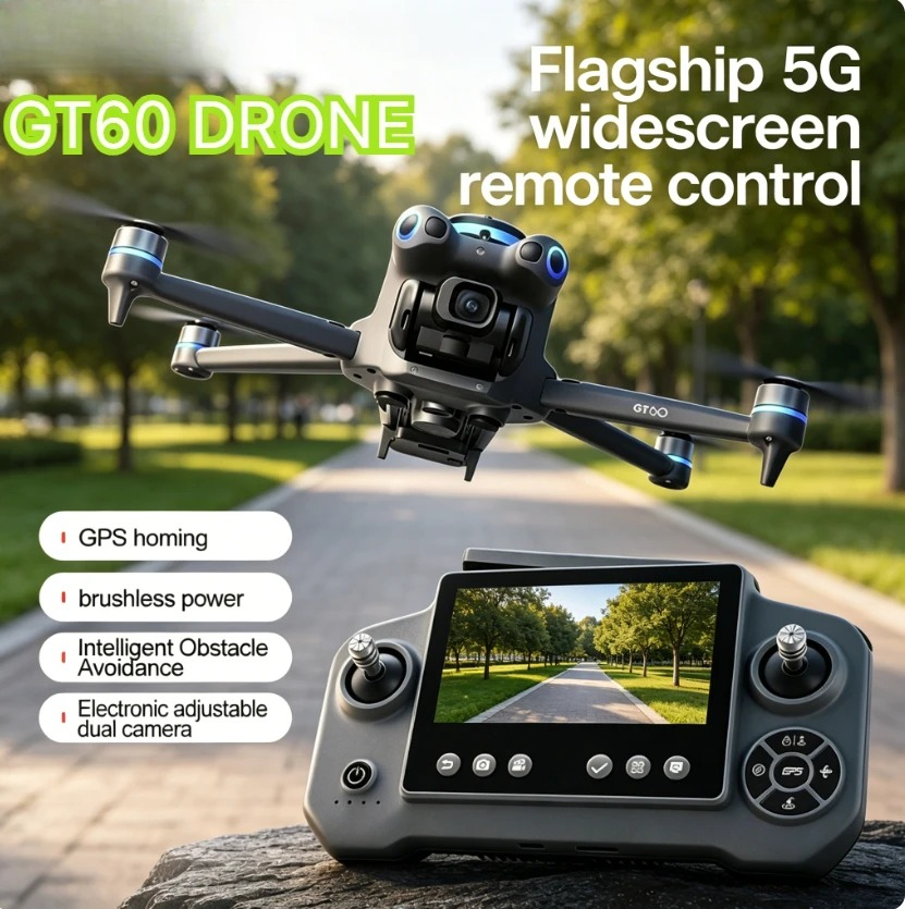 Drone Mapping - Drone Quadricóptero RC Dobrável GT60 com