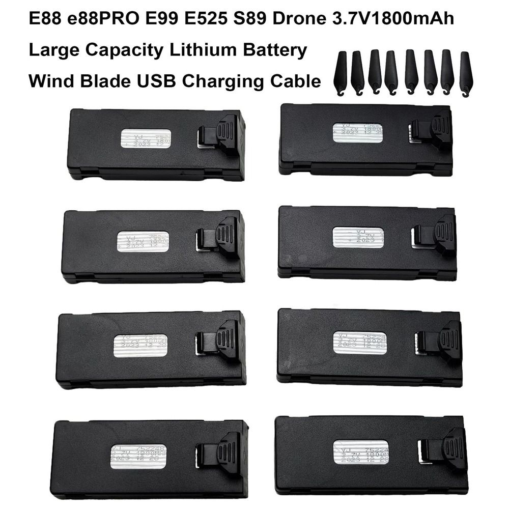 Bateria de lítio preta 3.7V180 - Eachine Drone E010 avaliação e preço